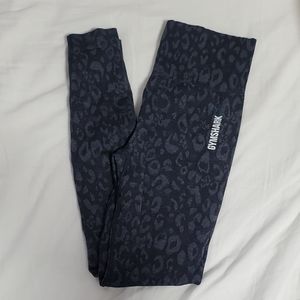 Gymshark Adapt Animal Seanless Leggings Black Cheetah